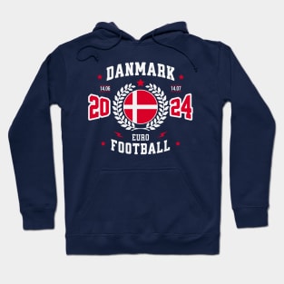 Denmark 2024 Football Supporter Hoodie